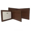 【COACH】男款8卡活動證件夾短夾附鑰匙圈禮盒(棕色)