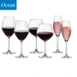 【Ocean】無鉛透亮酒杯6入組/7款任選 Sante系列(紅酒杯 白酒杯 香檳杯 水杯 啤酒杯 玻璃杯)