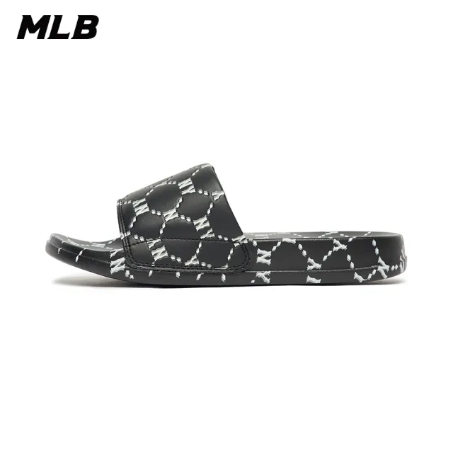 【MLB】拖鞋 MONOGRAM系列 紐約洋基隊(3ALPAD123-50BKS)