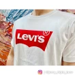【LEVIS 官方旗艦】男款 重磅短袖T恤/修身版型/經典Logo/210GSM厚棉 白 人氣新品 A4391-0000