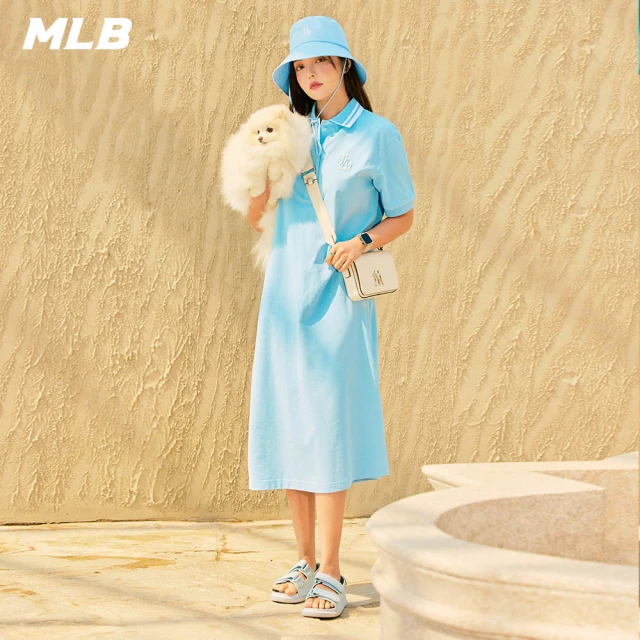【MLB】連身裙 長版上衣 洛杉磯道奇隊(3FOP61023-07BLL)