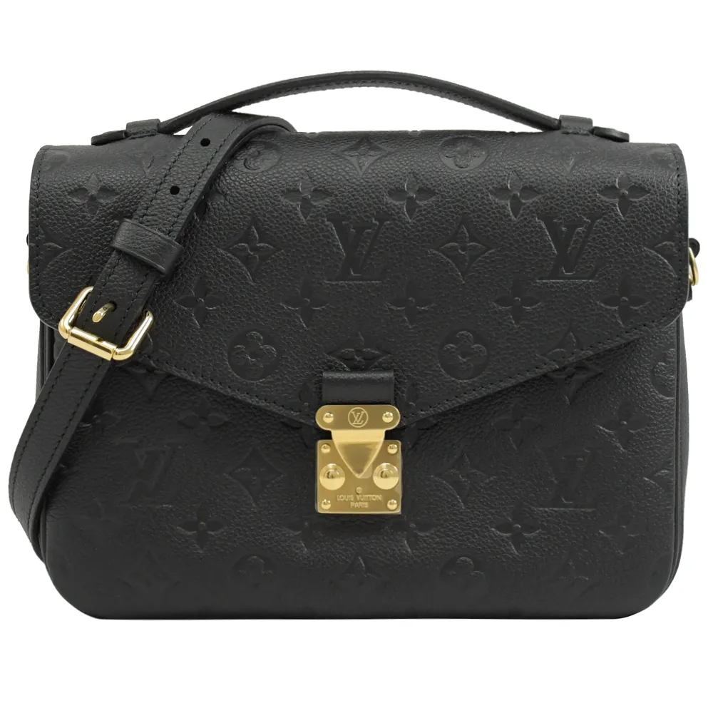 【Louis Vuitton 路易威登】LV M41487 Pochette Metis 經典花紋小牛皮壓紋手提兩用包(現貨)