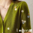 【Lockers 木櫃】夏季刺繡短針織上衣 L111051802(短針織上衣)
