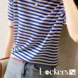 【Lockers 木櫃】夏季海軍風條紋上衣 L111051804(條紋上衣)
