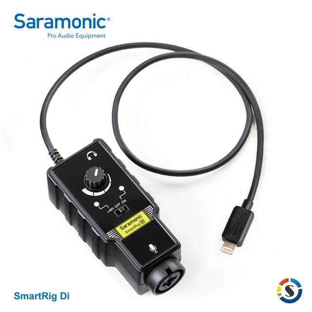 【Saramonic 楓笛】SmartRig Di 麥克風、智慧型手機收音介面(勝興公司貨)