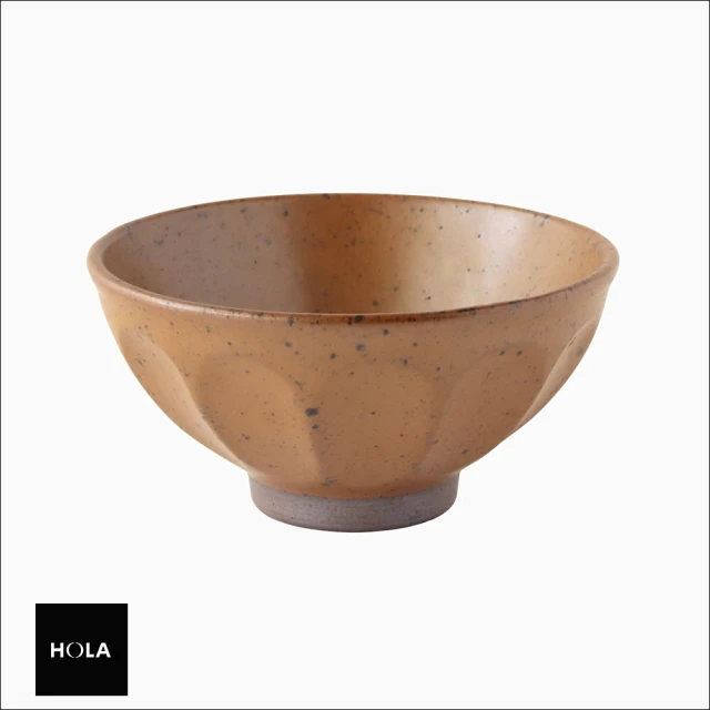 【HOLA】暮晨手感陶瓷碗5.5吋 棕