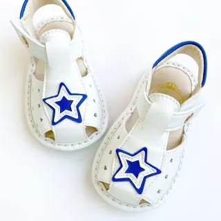 【Swan天鵝童鞋】城市 星星 小童 寶寶鞋 學步鞋 涼鞋 白(1600)
