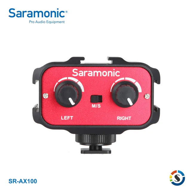 【Saramonic 楓笛】SR-AX100 單眼相機、攝影機混音器(勝興公司貨)