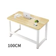 【慢慢家居】獨家款-精工級現代簡約鋼木電腦桌(100CM)