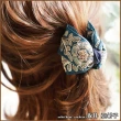 【Akiko Sakai】輕奢優雅法式復古宮廷風華手工刺繡花朵造型髮抓夾(生日 送禮 禮物)