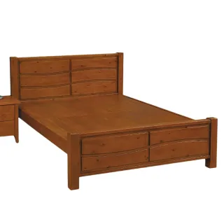 【MUNA 家居】瑪莎5尺實木雙人床/不含床頭櫃(床架 雙人床 實木 床台)