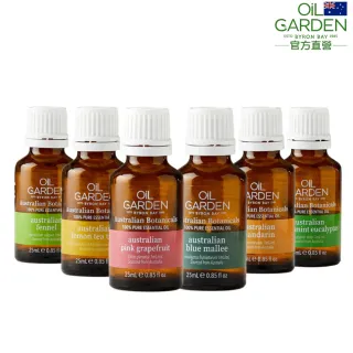 即期品【OiL GARDEN】植草單方純精油25ml(粉紅葡萄柚/薄荷尤加利/甜茴香/藍桉/檸檬茶樹/柑橘2025/08)