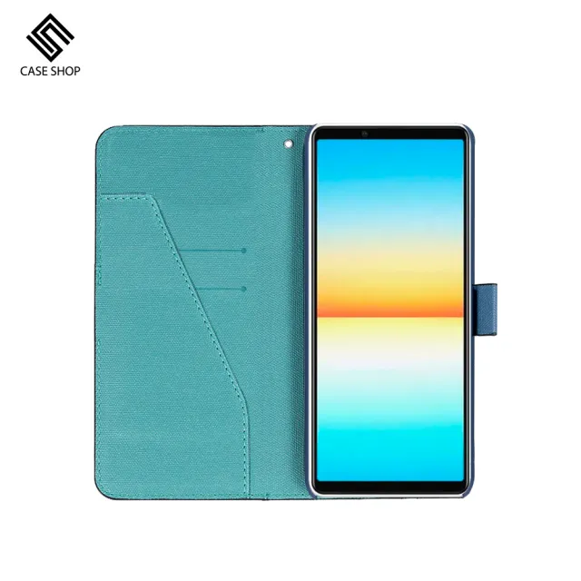 【CASE SHOP】SONY Xperia 10 IV 側立式皮套(隱藏收納功能)