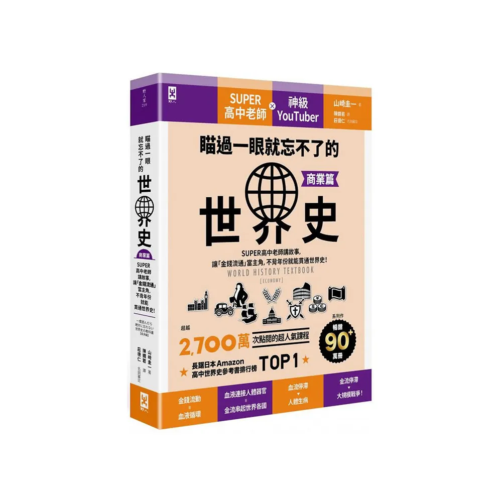 瞄過一眼就忘不了的世界史【商業篇】：SUPER高中老師講故事 讓「金錢流通」當主角