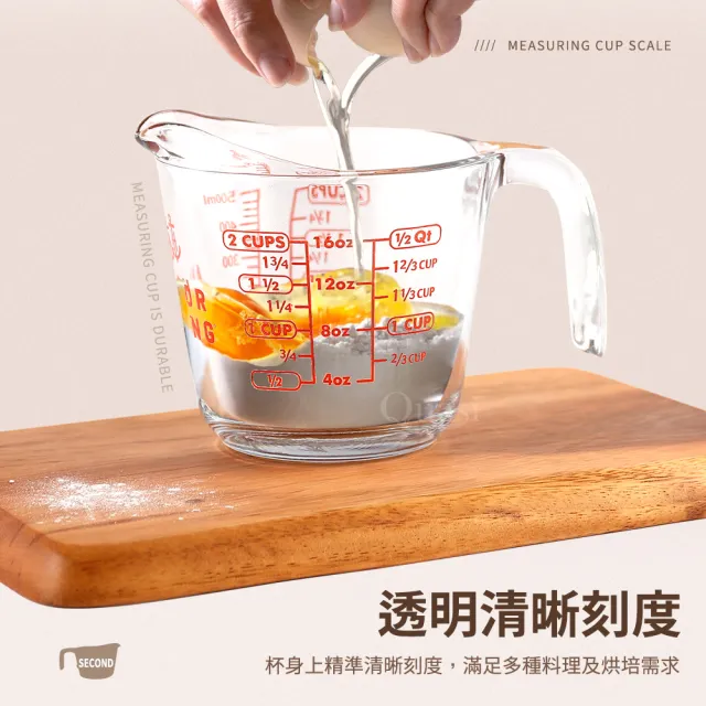 【買一送一】美國製強化玻璃量杯1000cc