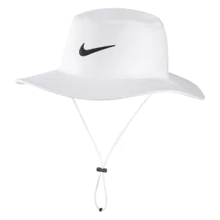 【NIKE 耐吉】帽子 UV Golf 男女款 白 高爾夫 漁夫帽 登山帽 抗紫外線 寬帽(DH1910-100)