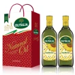 【Olitalia奧利塔】葡萄籽油x4瓶+葵花油x2瓶(1000mlx6瓶-禮盒組)