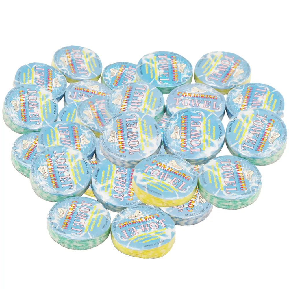 【月陽】超值30入神奇魔術多功能壓縮不織布毛巾抹布拖布(NB1413)