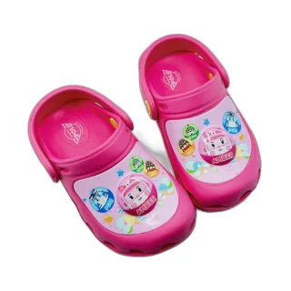 【樂樂童鞋】台灣製安寶Amber電燈布希鞋(兒童拖鞋 兒童涼鞋 兒童燈鞋 台灣)