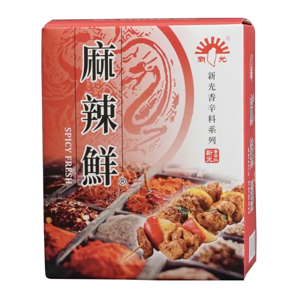 【新光洋菜】盒裝-麻辣鮮600g(適用於燒烤、油炸、火鍋、炒菜)