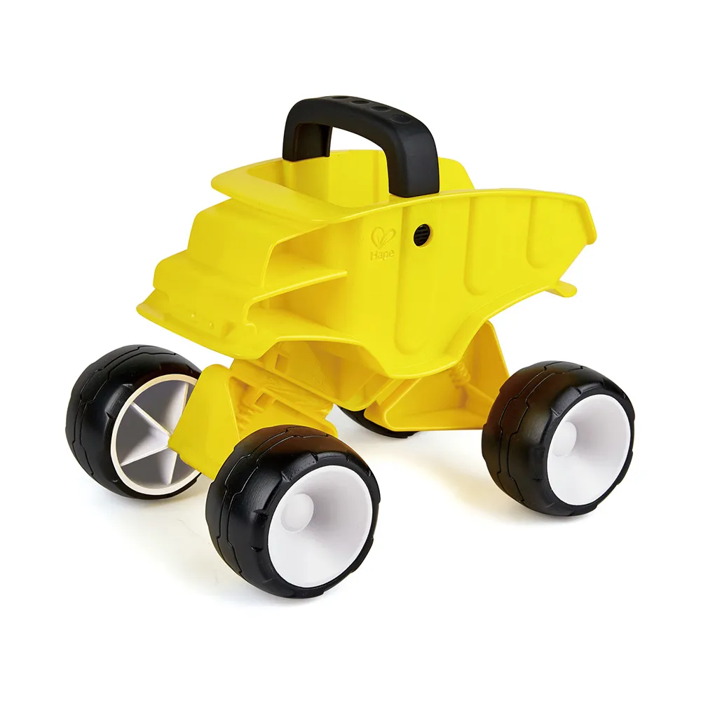 【德國Hape】黃色沙灘卡車(沙灘/戲水玩具)
