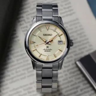【SEIKO 精工】Prospex 登山者戶外運動風格機械錶-米黃x銀/39mm 雙12限定(SPB241J1/6R35-01M0S)