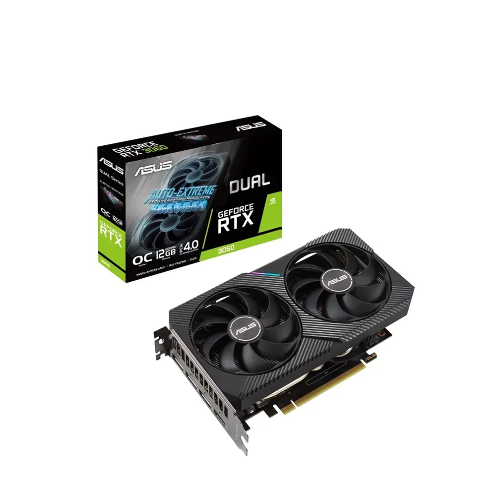 【ASUS 華碩】Dual GeForce RTX3060 V2-OC-12GB 顯示卡