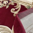 【山德力】古典紅色圓毯直徑240cm泰拉維(圖案精細、立體雕花)