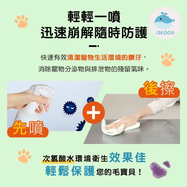 【BUBUPETTO】毛小孩次氯酸水濕紙巾24片-4盒組(次氯酸水 衛生 居家 貓 狗 毛小孩)