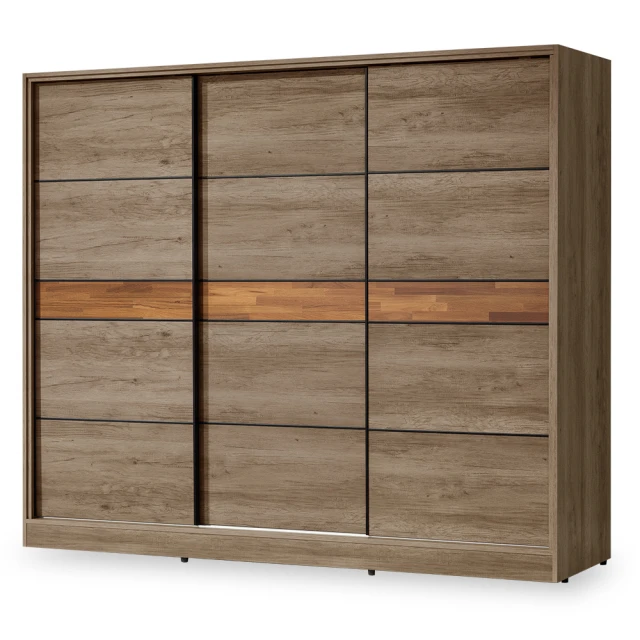 文創集 安卡蘭6.1尺多功能加高推門衣櫃組合折扣推薦