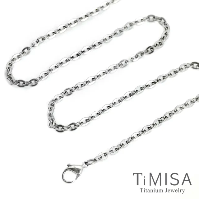 【TiMISA】璀璨時刻  純鈦項鍊-60cm(雙色可選)