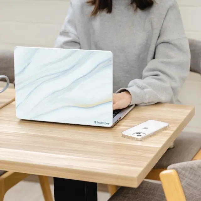 【SwitchEasy】MacBook Pro 13吋 Marble 大理石保護殼(通用最新M2 Pro 13吋)