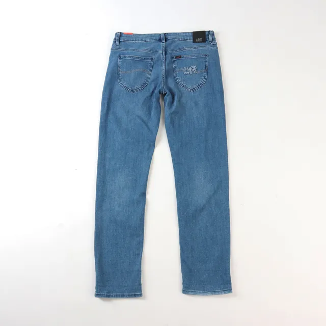 【Lee】出清品-女裝 牛仔褲 / 401 中腰合身小直筒 中藍洗水 / Urban Riders 系列(LL220125230)