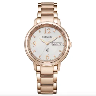 【CITIZEN 星辰】XC 亞洲限定 光動能 櫻花粉紅金 女錶 畢業禮物 送禮 禮物推薦(EW2426-54A)