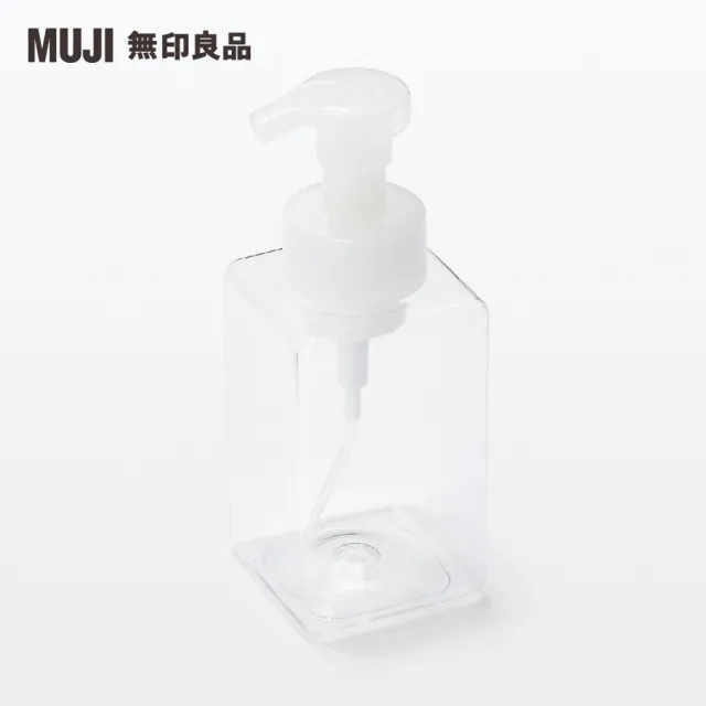 【MUJI 無印良品】PET慕斯瓶/透明.400ml