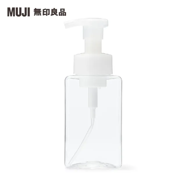 【MUJI 無印良品】PET慕斯瓶/透明.400ml