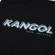 【KANGOL】短袖 短T 黑 方格袋鼠背大橫向LOGO 袋鼠 棉 男(6225100520)