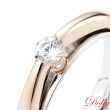 【DOLLY】14K金 求婚戒0.30克拉完美車工鑽石戒指(068)