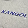 【KANGOL】短袖 短T 灰 方格袋鼠背大橫向LOGO 袋鼠 棉 男(6225100510)