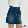 【BRAPPERS】女款 冰膚美丹寧系列-冰膚美微彈短褲裙(深藍)