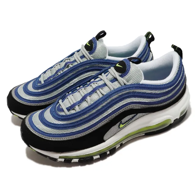 NIKE 耐吉】休閒鞋Wmns Air Max 97 OG 女鞋藍銀撞色反光子彈復古鞋