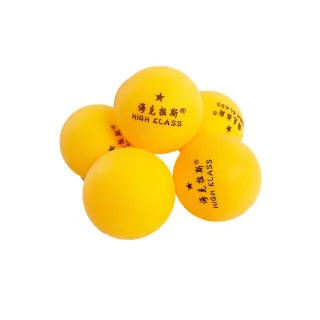 【Her-Ea 禾亦】桌球6入(乒乓球 一般桌球 塑膠乒乓球 抽獎球 活動球 桌球拍)