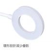 【BONum 博紐】環形LED護眼無線夾燈內附USB延長線(usb USB led 檯燈 手機 床 睡覺 冬天 充電 電池)