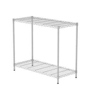 【特力屋】 烤漆二層架寬106*深46*高90公分白