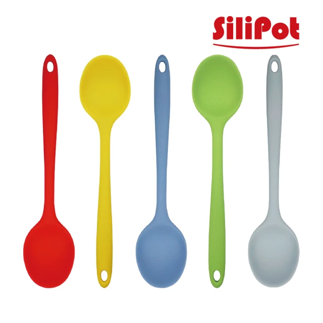 【韓國SiliPot】頂級白金矽膠多功能湯匙L(100%韓國產白金矽膠製作)