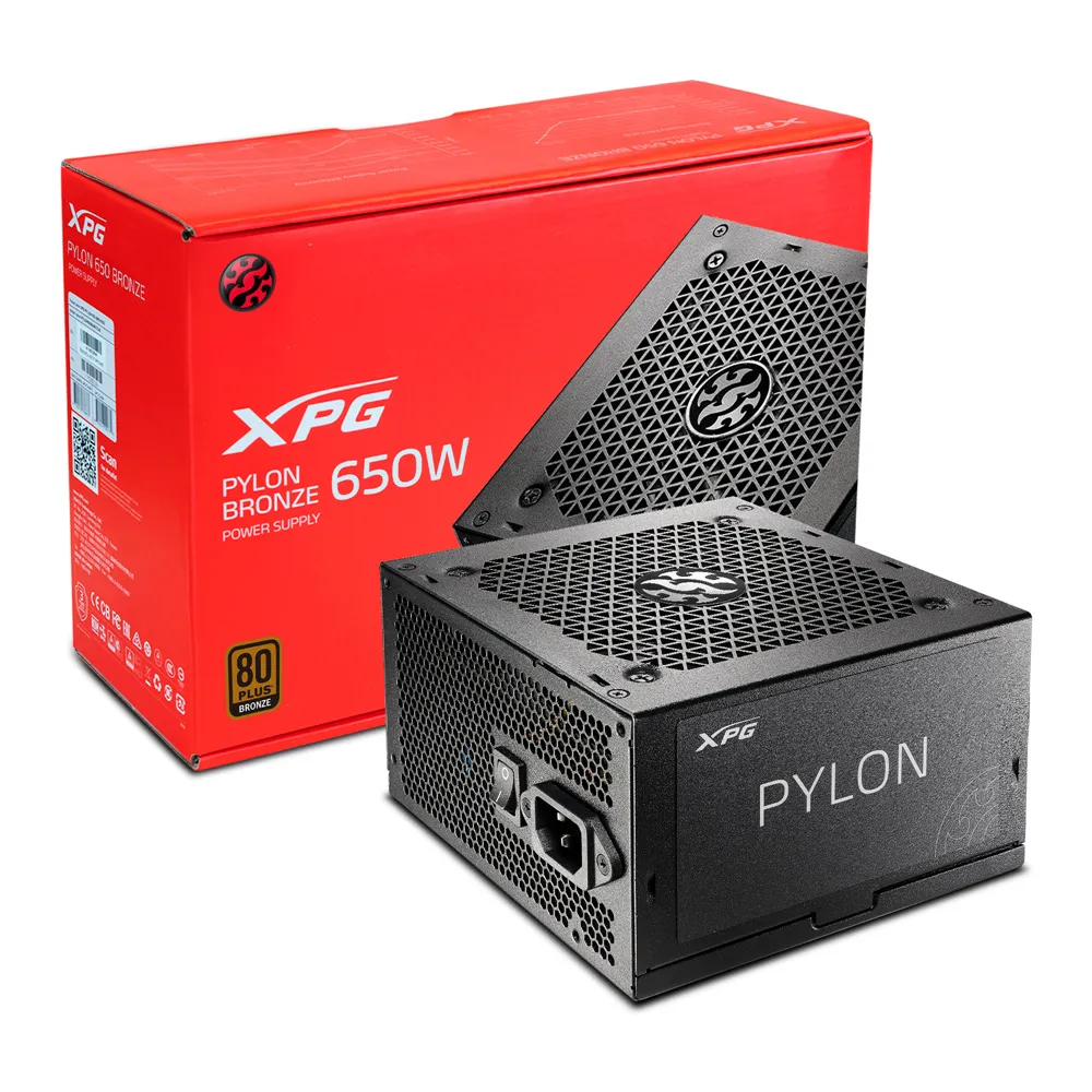 【XPG】威剛 650瓦 80PLUS銅牌 電源供應器(CORE PYLON 650W)