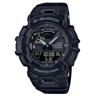 【CASIO 卡西歐】G-SHOCK 智慧藍牙 運動訓練 防震 雙顯錶 樹脂錶帶 防水200米 GBA-900(GBA-900-1A)
