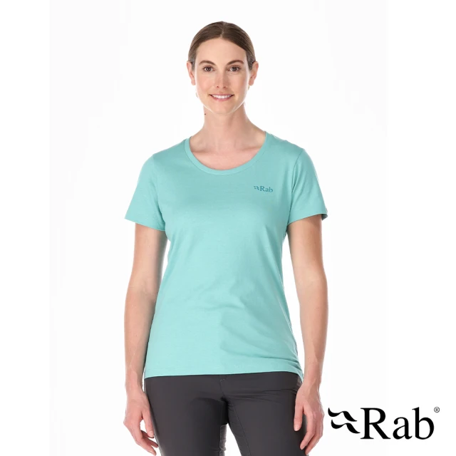 RAB Stance Mountain Peak Tee Wmns 透氣短袖有機棉T恤 女款 融冰 #QCB67