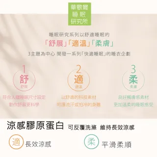 【Wacoal 華歌爾】睡衣-睡眠研究系列 M-LL涼感膠原蛋白短袖七分褲裝 LWB57521UE(櫻花粉)