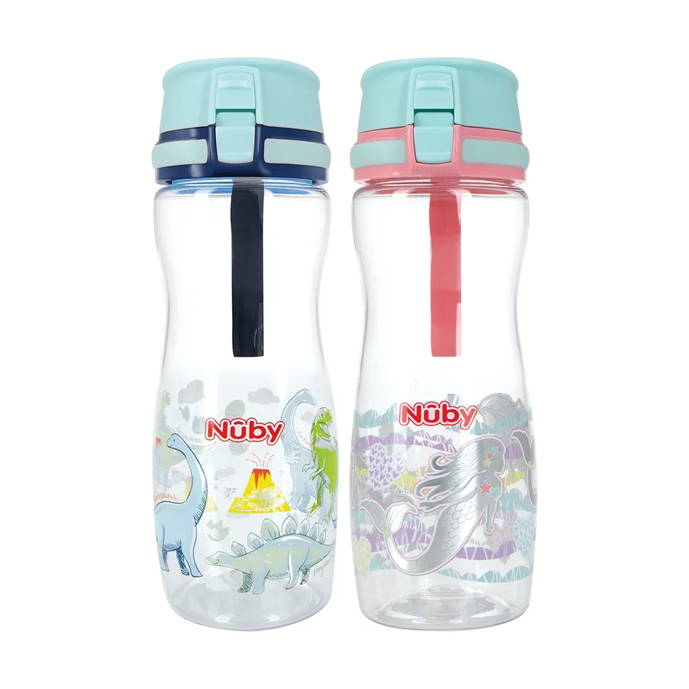 【Nuby】晶透直飲杯_550ml(2色可選)